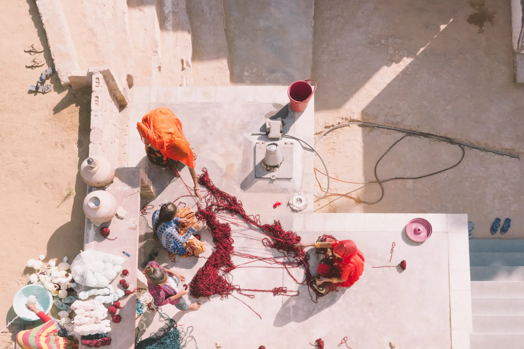 Weavers of Napasar, Choyal. Documentary photography by Harris George Stephen, frame 3